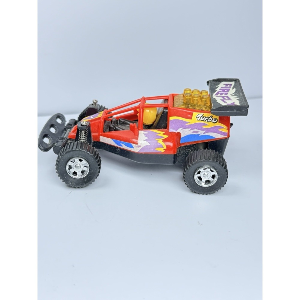 Crusher Fire Fly Vintage Super Friction Powered Toy Car 1992 New Ja-Ru‎ Red